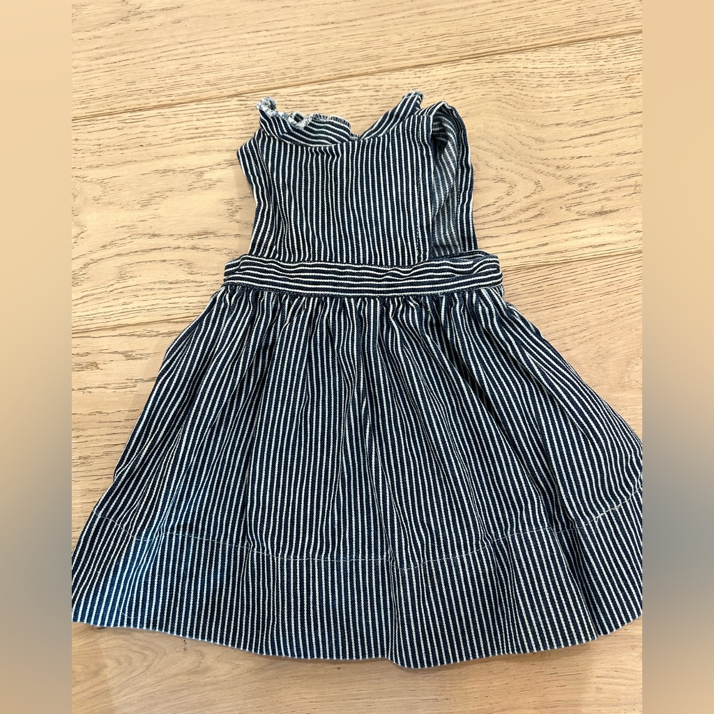 The Hey Gang denim pinstripe dress (12m)